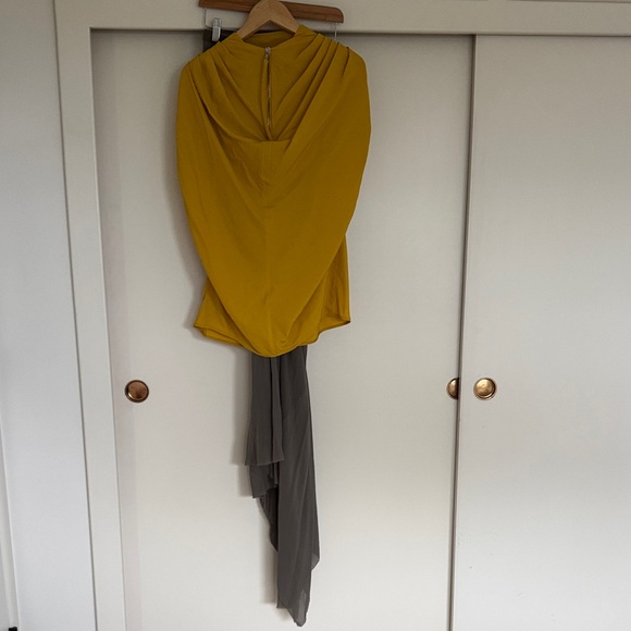 Rick Owens Yellow Top/ Grey Skirt Runway Set - Picture 2 of 12